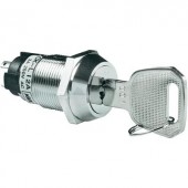 NKK Switches kulcsos kapcsoló, Ø19 mm, 250V/AC, 3A, CKL12AFW01