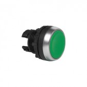 Nyomógomb, L21AA02 lapos, zöld