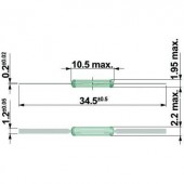Reed kapcsoló StandexMeder Electronics KSK-1A35-1015 1 záró 1 A 200 V 20 W
