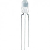 LED dióda, három színű, piros, zöld, sárga LED 5 mm 90/70 mcd 60° 20 mA 2 V/2.1 V Vossloh Schwabe CQX 95 / WU-1-91EWG