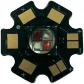 High-Power LED csillag alakú panelhoz 10 W, 420 lm, 4 chip, borostyán, Star-AM595-10-00-00