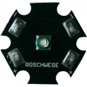High-Power LED csillag alakú panelhoz 3 W, 1 chip, Royal kék, Star-BL475-03-00-00