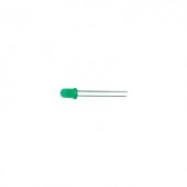 LED kivezetéssel Zöld Kerek 5 mm 60 mcd 20 ° 20 mA 2.2 V Kingbright L-7113GC