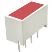 Lapos LED 4 részes Piros (H x Sz) 20 mm x 5 mm Kingbright KB2350ID