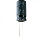 Elektrolit kondenzátor, radiális, álló, ULTRA LOW, ESR 220 µF 50 V