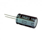 Elektrolit kondenzátor, radiális, álló, 105°C RM 7,5 mm 100 µF 250 V 20 % Ø 16 x 32 mm Yageo SE250M0100B7F-1632