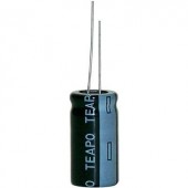 Elektrolit kondenzátor, radiális, álló, RM 3,5 mm 220 µF 35 V 20 % Ø 8 x 15 mm Teapo SY 220uF/35V 8x15mm