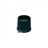 Forgatógomb mutatóval, Ø 6 mm, 20,7 x 6 x 16,9 x 19,7 x 6,2 x 18,3 x 13,5 mm, fekete, OKW