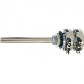 Forgó potméter, sztereo 0,1 W 100 kΩ Piher T21TH-M0607104B2020MTA LOG