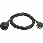 as - Schwabe 51012 Áram Hosszabbítókábel 16 A Fekete 10 m