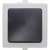Kültéri billenőkapcsoló IP 44 védett, szürke, Kopp 565656001