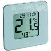 Digitális páratartalom-/hőmérő, fehér, TFA Style 30.5021.02