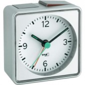 Kvarc ébresztőóra ezüst TFA Push