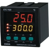 PID Hőmérséklet szabályozó Enda ETC7420 Pt100, J, K, T, S, R Relé, 2 A, SSR (H x Sz x Ma) 101 x 72 x 72 mm