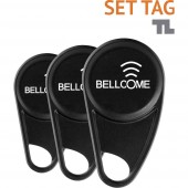 Bellcome SET.TAG.BLC.2S0 Videó kaputelefon Transzponder Fekete