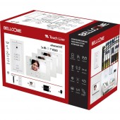 Bellcome VKA.P3F3.T7S9.BLW04 Videó kaputelefon Vezetékes Komplett készlet 20 részes Fehér