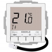 Eberle 527816455504 UTE 4100-F-RAL9010-G-55 Helyiségtermosztát Süllyeszett Fűtés/hűtés 1 db