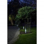 Konstsmide Napelemes kerti fényszóró Assisi 7810-000 2 részes készlet LED 2 W Fehér