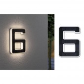 Paulmann 79847 Napelemes házszám megvilágítás 0.20 W Fekete