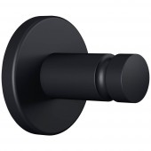 tesa MOON BLACK Törülközőtartó akasztó Ragasztó Fém