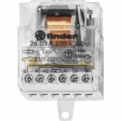 Áramlöket kapcsoló Falba süllyesztett Finder 26.04.8.230.4000 2 záró 230 V/AC 10 A 2500 VA 1 db
