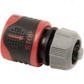 Műanyag Tömlő összekötő darab 13 mm (1/2) Ø Vízelzáró TOOLCRAFT TO-4850088