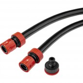 TOOLCRAFT TO-6897042 13 mm 1/2 coll 40 m Fekete Kerti tömlő