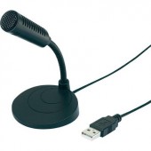 USB-s asztali mikrofon, konferencia mikrofon Renkforce UM-80