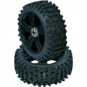 Reely 1:8 Buggy Komplett kerék Stollen 5 küllős Fekete 4 db