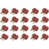 Modellakku dugó T-dugaszoló rendszer aranyozott 20 db Reely