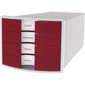 HAN Fiókos irattároló 1012-17 Fényes szürke ATT.INT.NUMBER-DRAWERS: 4