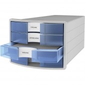 HAN Fiókos irattároló 1012-64 Fényes szürke ATT.INT.NUMBER-DRAWERS: 4