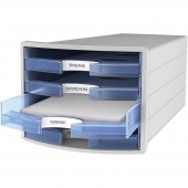 HAN Fiókos irattároló 1013-64 Fényes szürke ATT.INT.NUMBER-DRAWERS: 4