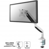 NewStar NM-D750WHITE Monitor asztali tartó 25,4 cm (10) - 81,3 cm (32) Dönthető + forgatható