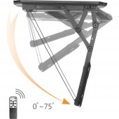 Motoros mennyezeti TV tartó konzol távirányítóval 58,4 - 139,7 cm 23 - 55 dönthető, SpeaKa Professional