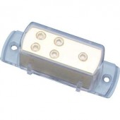 Áramelosztó blokk 25 mm² -es aranyozott