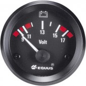 Mérési tartomány 9 - 17 V Equus 842060 Sárga, Piros, Zöld 52 mm