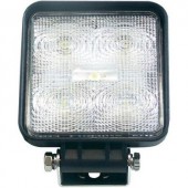 LED-es munkalámpa csavaros lábbal, 12/24 V, (Sz x Ma x Mé) 110 x 110 x 41 mm