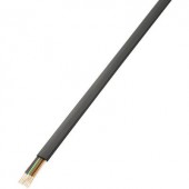 Telefonkábel 8 x 0.08 mm² Fekete TRU COMPONENTS 1564536 50 m