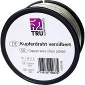 Ezüstözött vörösréz huzal 0,4mm 90m