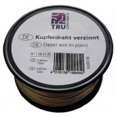 Vörösréz drót Külső átmérő (szigetelő lakk nélkül): 1 mm 14 m TRU COMPONENTS