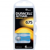Duracell Activair 675 Hallókészülék elem ZA 675 Cink-levegő 630 mAh 1.45 V 6 db