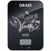 Graef KS 202 Digitális konyhai mérleg digitális Mérési tartomány (max.)=5 kg Fekete