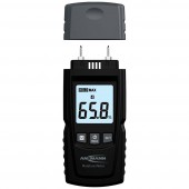 Ansmann Anyagnedvesség mérő Mérési tartomány (épület nedvességtartalom) 0 - 12.2 % vol Mérési tartomány (fa nedvességtartalom) 0 - 41 % vol