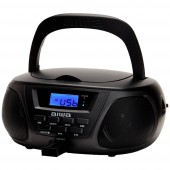 Aiwa BBTU-300BKMKII CD-s rádió #####AM, FM, AM AUX, Bluetooth®, CD, URH, USB, MW Fekete