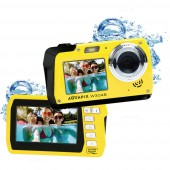 Easypix W3048-Y Edge Digitális kamera 48 MPix Sárga Víz alatti kamera, Elülső kijelző