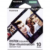 Fujifilm Instax Square Star Illumination Azonnali kép film Fekete