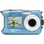 GoXtreme Reef Blue Digitális kamera 24 MPix Kék Full HD video, Vízálló 3 méterig, Víz alatti kamera, Ütésálló, beépített villanófénnyel