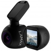 Lamax LMXT4 Autós kamera Látószög, vízszintes (max.)=140 ° 12 V G érzékelő, Kijelző, adatjelzés a videón, automatikus indítás, Ütközés figyelmeztetés, WDR,