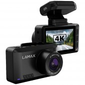 Lamax T10 Autós kamera GPS-szel Látószög, vízszintes (max.)=170 ° adatjelzés a videón, G érzékelő, WDR, hurok felvétel, automatikus indítás, GPS